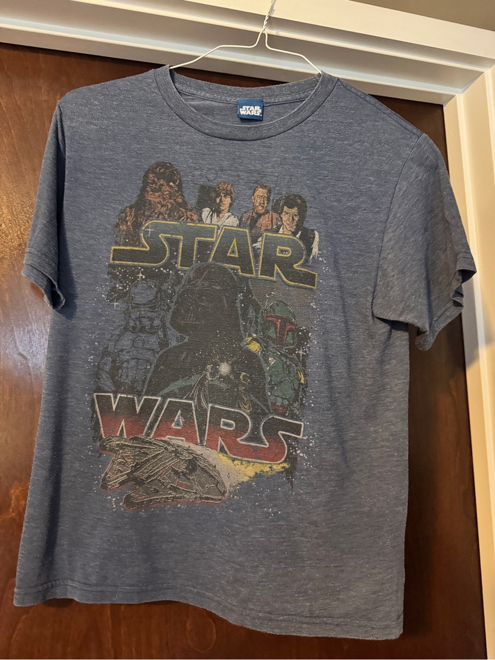 Star Wars Navy Blue Logo Tee